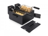 Princess 01.183028.01.001 friggitrice a olio doppia 2x3lt acciaio inox nero 3600w Cottura Elettrodomestici