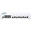 Qnap 12 ports switch 8x1gb,  4x10gb sfp+/rj45 QSW-M408-4C Networking Informatica