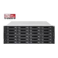 Qnap qtshero nas 24 baie xeon e-2236 6c 128gb ecc TS-h2483XU-RP-E2236-128G Network storage Informatica