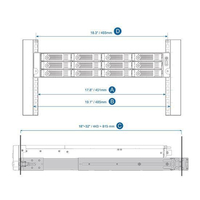 Qnap rail-b02 rack slide rail kit RAIL-B02 Networking Informatica