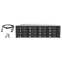 Qnap tl-r1620sep-rp expansion enclosure 16 baie sas 12gbps jbod TL-R1620SEP-RP Network storage Informatica