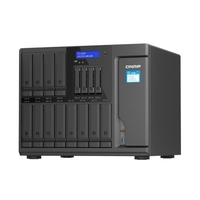 Qnap ts-1655 nas tower collegamento ethernet lan nero c5125 Network storage Informatica