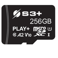 S3+ 10v30p256 256gb play+ u3 v30 Memory card Informatica