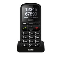Saiet mobile saiet pronto max nero tel. cellulari dual band Telefonia cellulare Telefonia