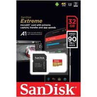 Sandisk 32gb extreme microsdxc 100mb/s a1 c10 v30 uhs-iu3 Memory card Informatica