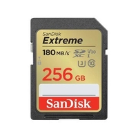Sandisk extreme 256gb secure digital (sd) Memory card Informatica