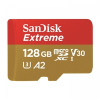 Sandisk extreme microsdxc 128gb+sd adapter 190mb/s 90mb/s a2 c10 v3 Memory card Informatica