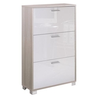 Sarmog scarpiera sarmog a763olbl quadrante 18 paia olmo chiaro e bianco lucid Casalinghi casa Casa & cucina