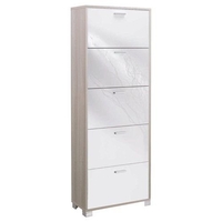 Sarmog scarpiera sarmog a765olbl quadrante 30 paia olmo chiaro e bianco lucid Casalinghi casa Casa & cucina