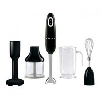Smeg hbf22bleu frullatore immers. con access. nero Piccoli elettrodomestici casa Elettrodomestici