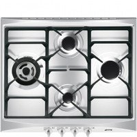 Smeg incasso sr264xgh2 piano cottura incasso gas 4 zone 60cm inox Incasso Elettrodomestici