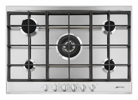 Smeg piano cottura gas smeg selezione p272xgh inox Incasso Elettrodomestici
