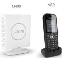 snom 00004589 - M430 DECT-IP Doublecell bundle: M400 & M30. Up to 10 parallel calls,  Repeater support M6 Telefoni dect Telefonia
