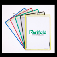 Tarifold b154501 cf5 buste a4 con gancio blu B154501 Segnaletica e targhe ufficio Ufficio cancelleria