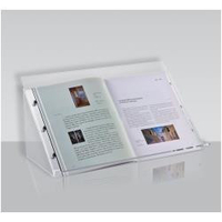 Tecnostyl acr060 leggio da banco acrilico 48x26.5x23 terra ACR060 Accessori scrivania e ambiente Ufficio cancelleria