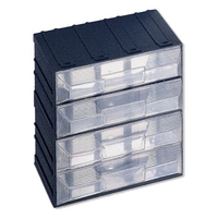 Terry porta minuteria terry 1000017 vision blok n14 nero e trasparente Utensili Brico giardino animali