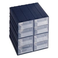 Terry porta minuteria terry 1000018 vision blok n15 nero e trasparente Utensili Brico giardino animali