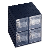 Terry porta minuteria terry 1000022 vision blok n17 nero e trasparente Utensili Brico giardino animali