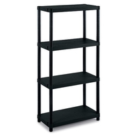 Terry scaffale in kit terry 1001610 3060 s/4 nero Utensili Brico giardino animali
