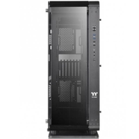 Thermaltake case tower core p8 tg black/black/wall mount/spcc/4mm tgx3 CORE P8 TG BLACK Componenti Informatica