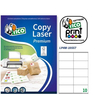 Tico copy laser premium cf1000etic tico bianc105x57 etichette copy/laser/inkjet bianc COPY LASER PREMIUM Materiale di consumo Informatica