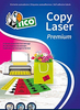 Tico copy laser premium etic.fluo.gialle diam.210x297 sing. etichette copy/laser/inkj Materiale di consumo Informatica