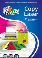 Tico copy laser premium etic.fluo.gialle diam.210x297 sing. etichette copy/laser/inkj Materiale di consumo Informatica