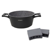 Tognana casseruola tognana wl7915bgrtg ambiziosa nero e grigio pietra Casalinghi cucina Casa & cucina