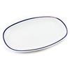 Tognana piatto portata tognana az020297420 azeta ovale fascia blu Casalinghi cucina Casa & cucina