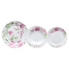 Tognana set piatti tavola tognana cv070185762 cappettata wildrose bianco e ros Casalinghi cucina Casa & cucina
