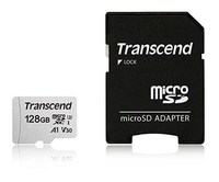 Transcend ts128gusd300s-a 128gb uhs-i u1 microsd with adapter flash TS128GUSD300S-A Memory card Informatica