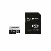 Transcend ts64gusd330s 64gb microsd w/ adapter uhs-i u3 a2 flash TS64GUSD330S Memory card Informatica
