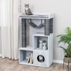 Trixie palo tiragraffi gatti con funzione scaffale 72x38x110 grigio Articoli per animali Brico giardino animali
