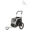 Trixie rimorchio da bici per cani l grigio Articoli per animali Brico giardino animali