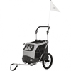 Trixie rimorchio da bici per cani m grigio Articoli per animali Brico giardino animali