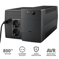 Trust ups paxxon 800va 2 prese protette Gruppi di continuità Informatica