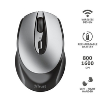 Trust zaya rechargeable wireless mouse bk ZAYA RECHARGEABLE WIRELESS MOUSE BK Componenti Informatica