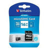 Verbatim verbatim micro sdhc 16gb class 10 + adattore 44082 Memory card Informatica