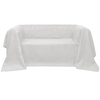 Vidaxl 130889 micro-suede couch slipcover cream 140 x 210 cm