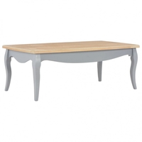 Vidaxl 280002 coffee table grey and brown 110x60x40 cm solid pine wood Arredamento casa cucina Casa & cucina