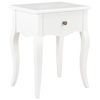 Vidaxl 280005 nightstand white 40x30x50 cm solid pine wood Arredamento casa cucina Casa & cucina