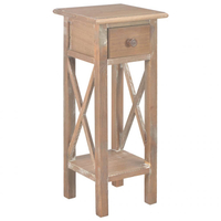 Vidaxl 280060 side table brown 27x27x65, 5 cm wood Arredamento casa cucina Casa & cucina