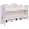 Vidaxl 284235 wall mounted coat rack white 50x10x30 cm wood Arredamento casa cucina Casa & cucina