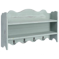 Vidaxl 284236 wall mounted coat rack green 50x10x30 cm wood Arredamento casa cucina Casa & cucina