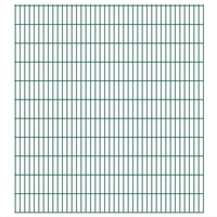 Vidaxl 2d pannelli recinzione giardino 2, 008x2, 23 m 20m (totale) verde Arredo giardino Brico giardino animali