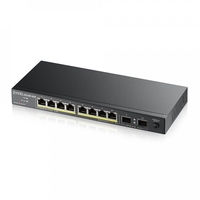 Zyxel gs1100-10hp-eu0102f switch unmanaged 10 porte layer 2 19 rack GS1100-10HP-EU0102F Networking Informatica
