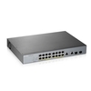 Zyxel gs1350-18hp-eu0 switch managed cctv:16 porte gigabi web super smart GS1350-18HP-EU0 Networking Informatica