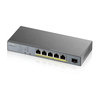 Zyxel gs1350-6hp-eu01 switch managed cctv 5 porte gigabit web super smart GS1350-6HP-EU01 Networking Informatica