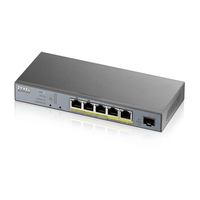 Zyxel gs1350-6hp-eu01 switch managed cctv 5 porte gigabit web super smart GS1350-6HP-EU01 Networking Informatica