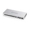 Zyxel switch xgs1010-12-zz0101f - switch unmanaged,  8 porte 2.5 gigabit,  2 porte sfp+ XGS1010-12-ZZ0101F Networking Informatica